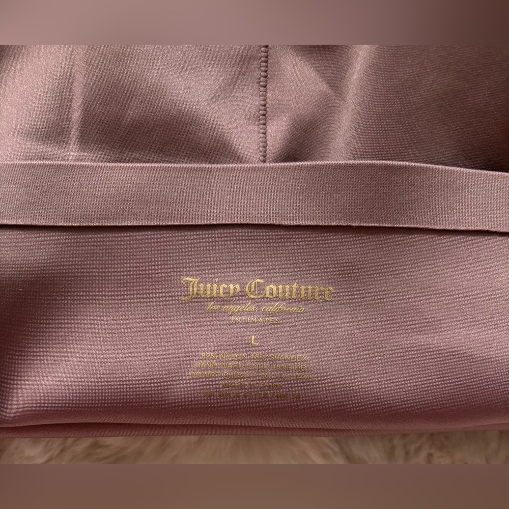 Juicy Couture Body Shaping Scuba High Mauve Purple Shorts Size: Large - Picture 5 of 5